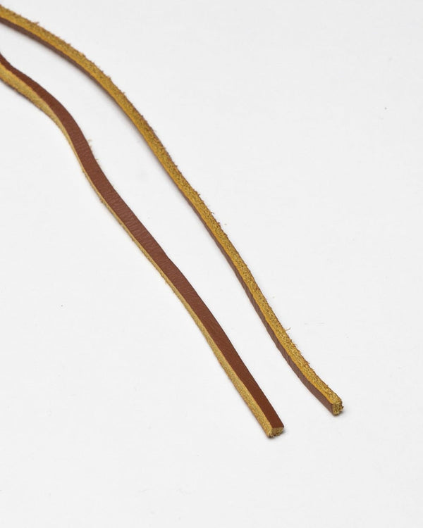 Cordones planos de piel bicolor - CORDONES - Morrison Shoes