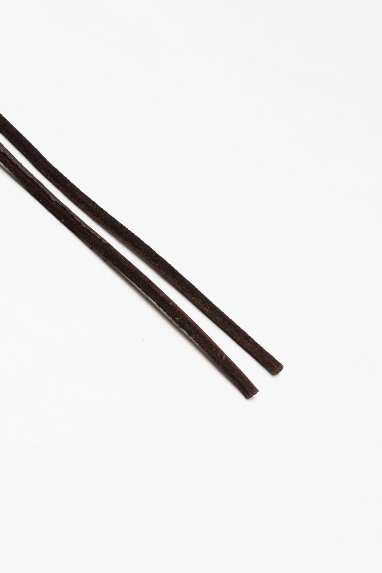 Cordones redondos de piel café - CORDONES - Morrison Shoes