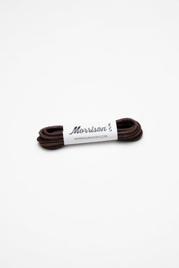 Cordones redondos de piel café - CORDONES - Morrison Shoes