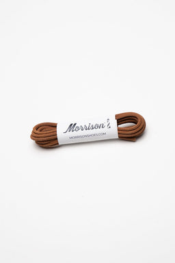 Cordones redondos de piel camel - CORDONES - Morrison Shoes
