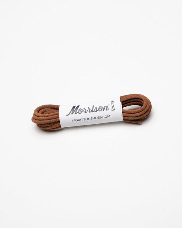 Cordones redondos de piel camel - CORDONES - Morrison Shoes