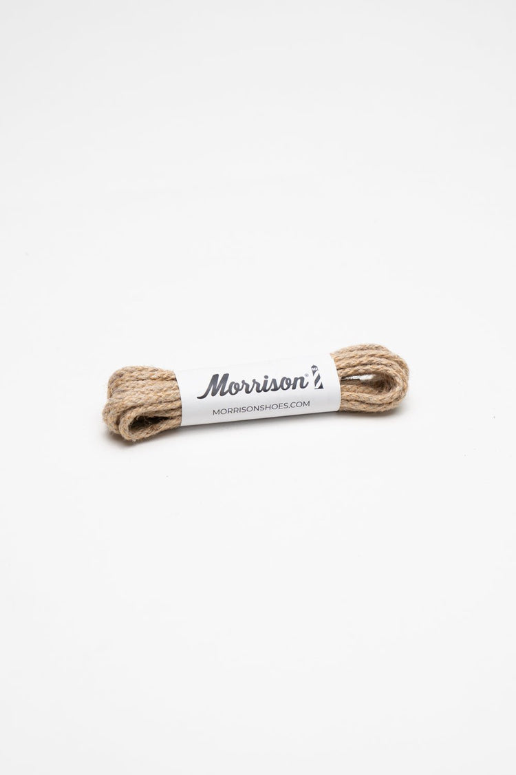 Cordones redondos de yute bicolor - CORDONES - Morrison Shoes