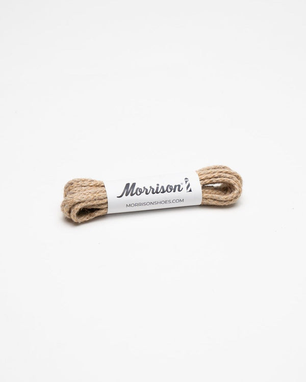 Cordones redondos de yute bicolor - CORDONES - Morrison Shoes