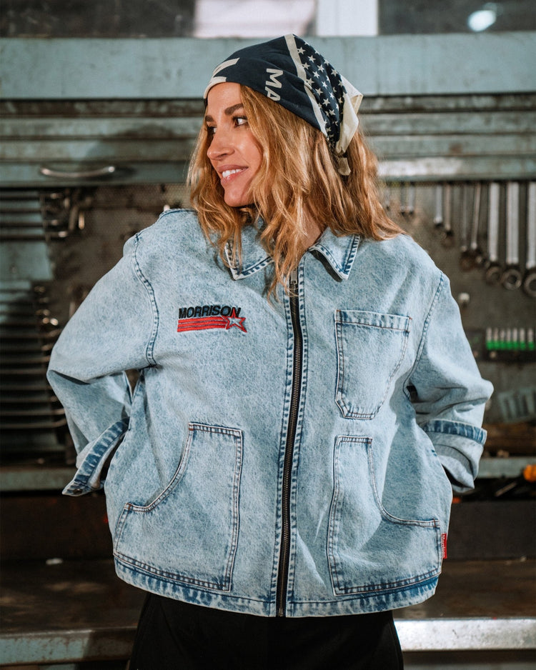 DENIM WORKER JACKET - CHAQUETAS - Morrison Shoes