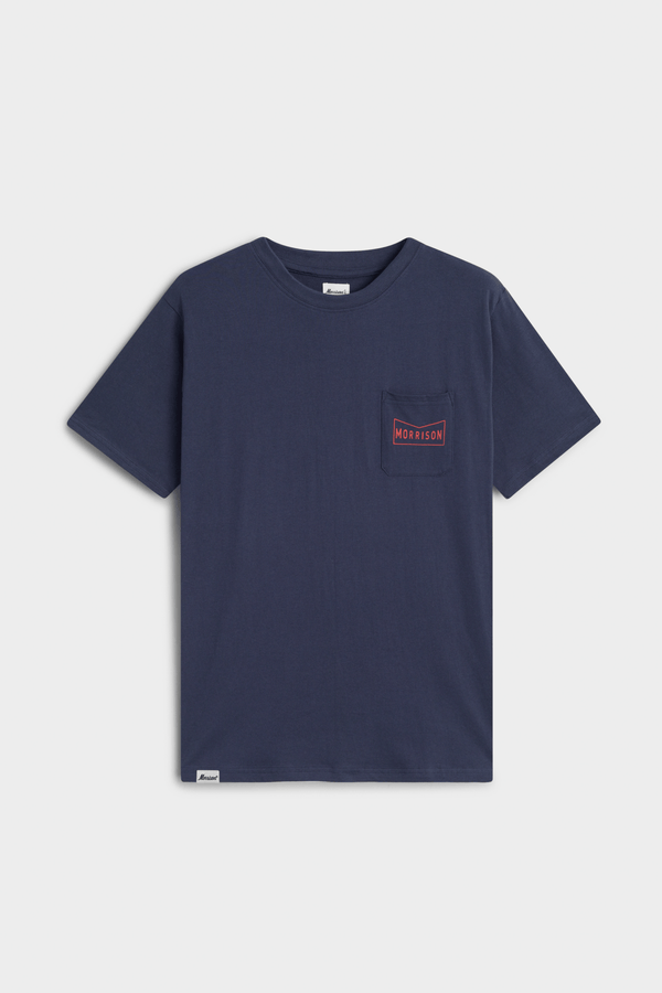 Disturb Navy Pocket - CAMISETA - Morrison Shoes