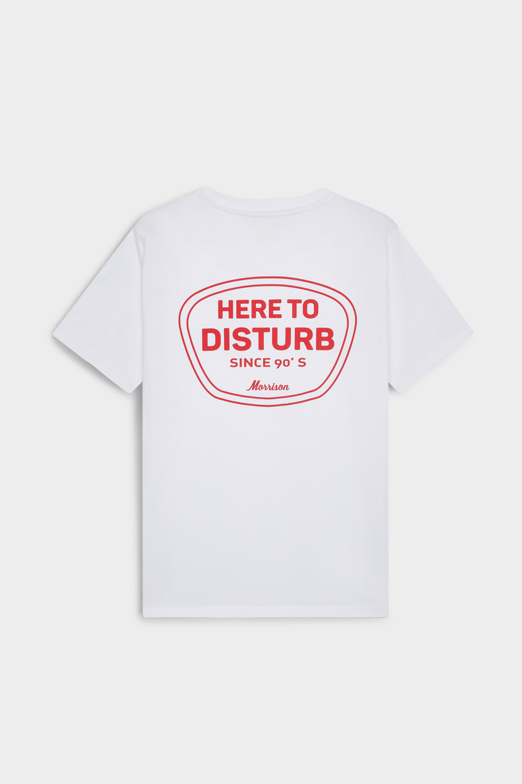 Disturb White Pocket - CAMISETA - Morrison Shoes