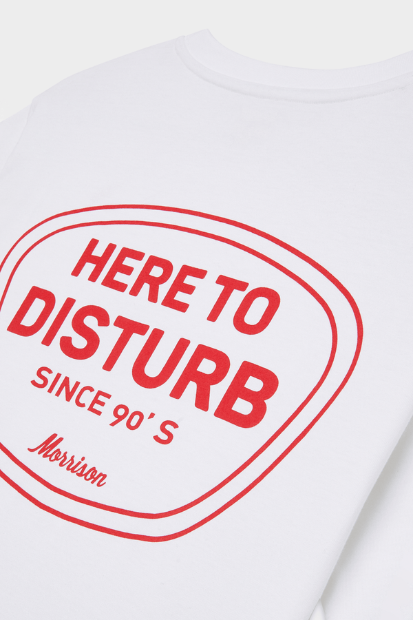 Disturb White Pocket - CAMISETA - Morrison Shoes