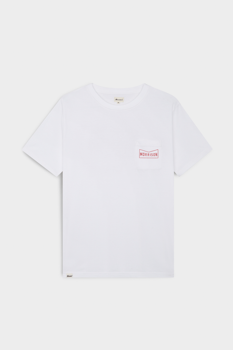 Disturb White Pocket - CAMISETA - Morrison Shoes