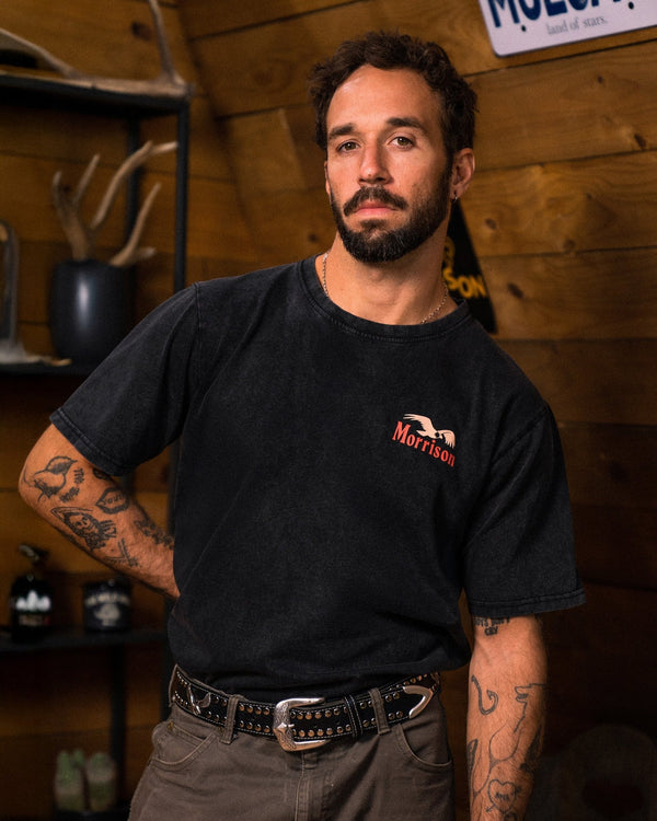 Eagle black tee - CAMISETA - Morrison Shoes