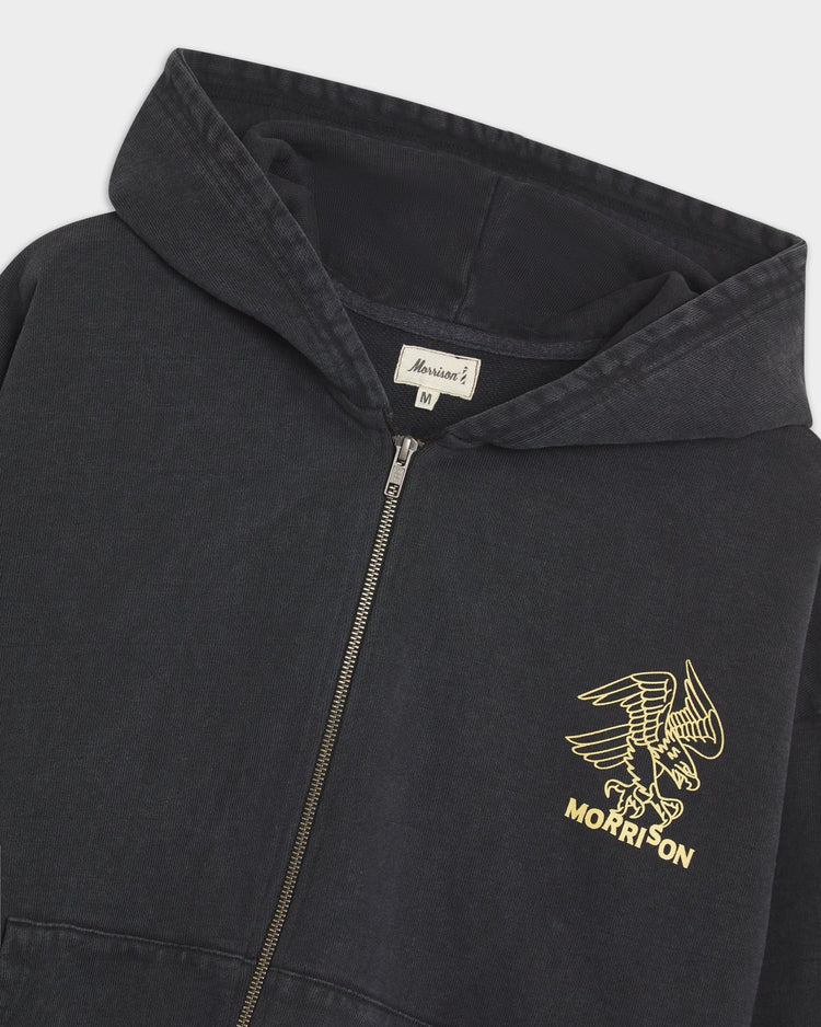 Eagle black zipper - SUDADERAS - Morrison Shoes