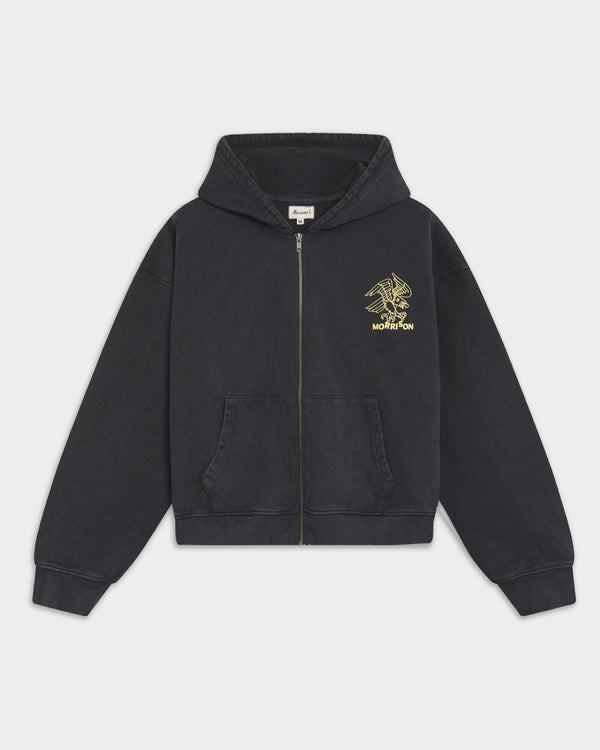 Eagle black zipper - SUDADERAS - Morrison Shoes