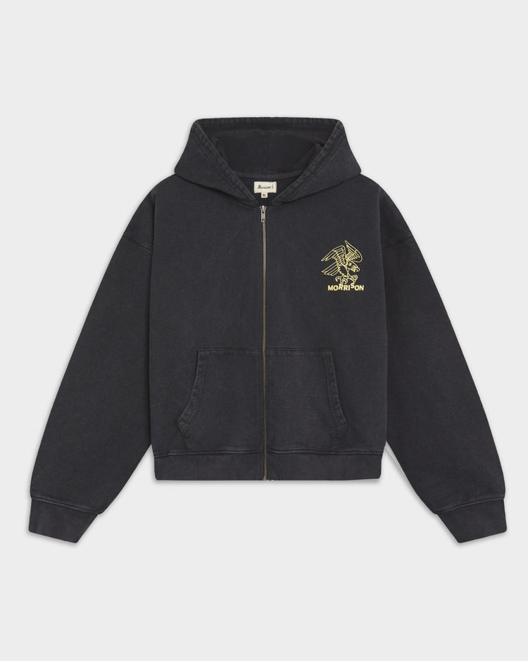 Eagle black zipper - SUDADERAS - Morrison Shoes