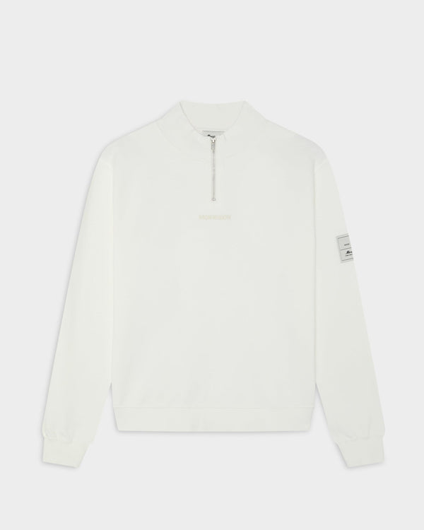 ECRU REGULAR HALF ZIP - SUDADERAS - Morrison Shoes