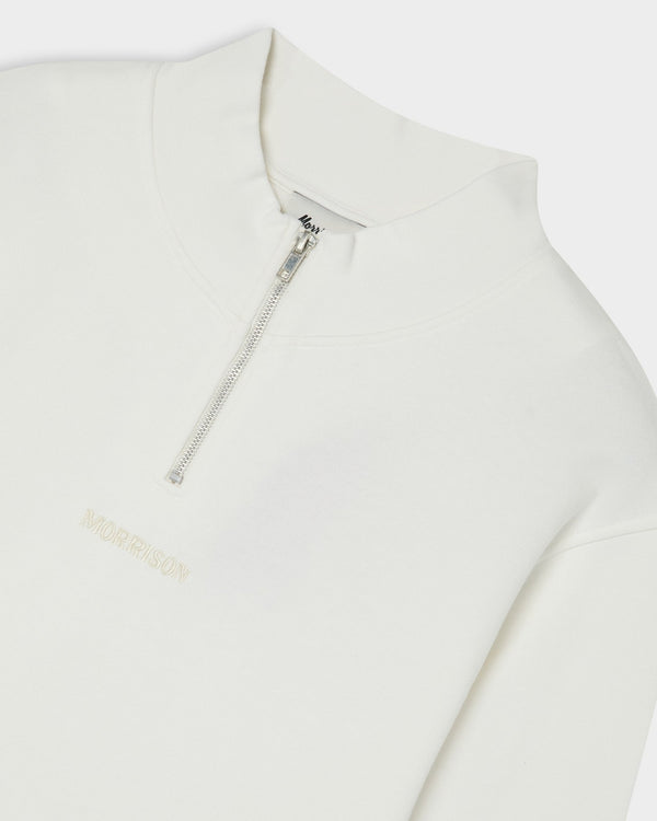 ECRU REGULAR HALF ZIP - SUDADERAS - Morrison Shoes