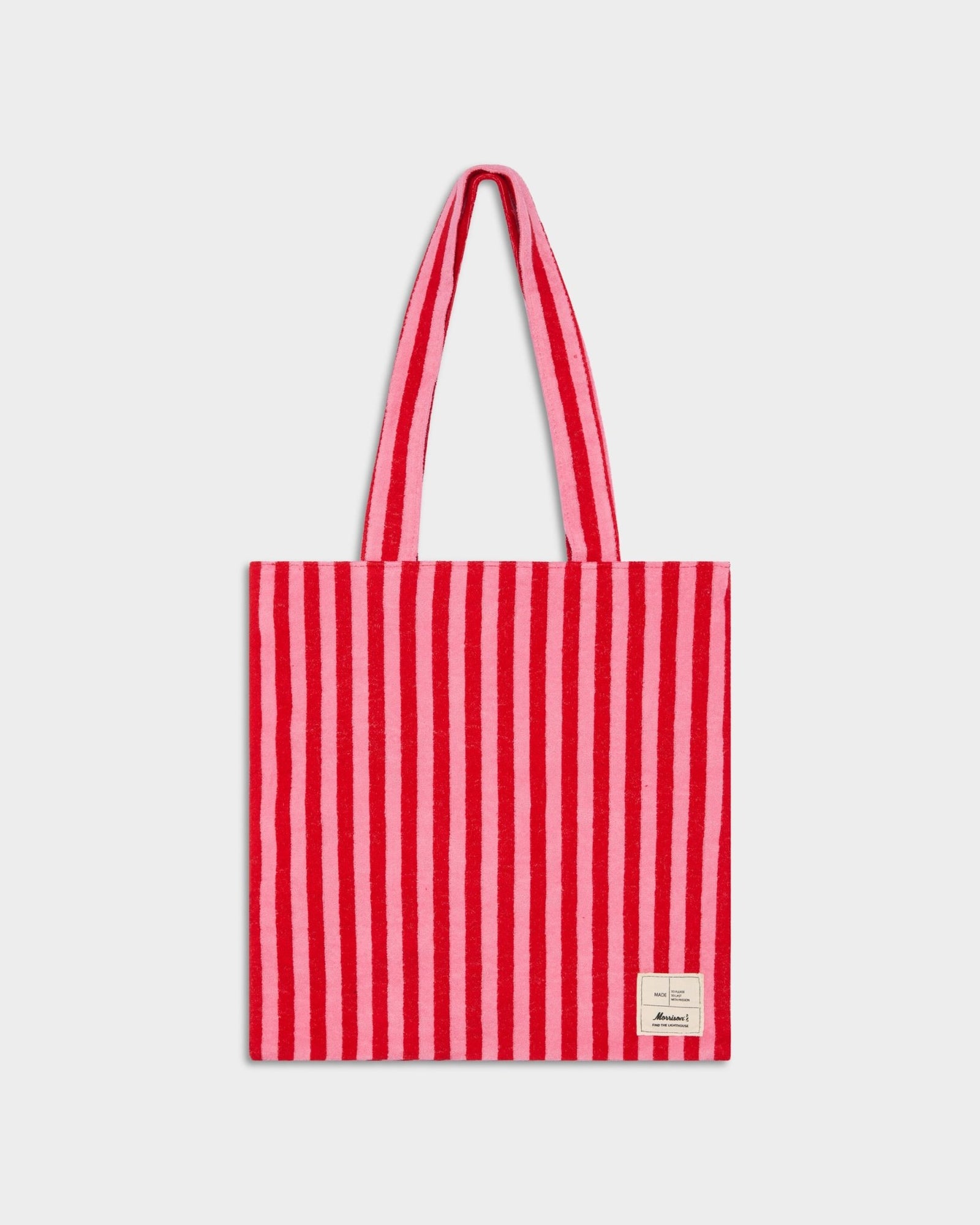 FAKE RED STRIPES TOTE BAG - BOLSAS - Morrison Shoes