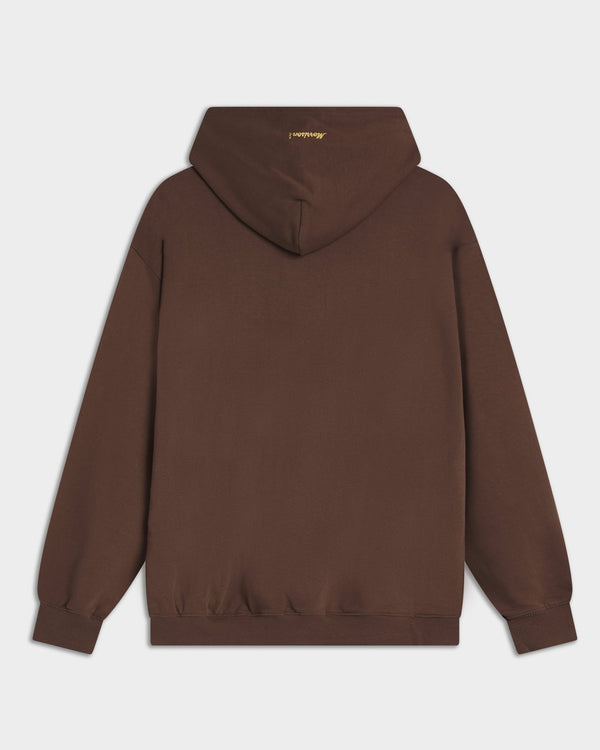 Fallen star brown hoodie - SUDADERAS - Morrison Shoes