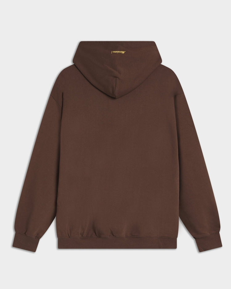 Fallen star brown hoodie - SUDADERAS - Morrison Shoes