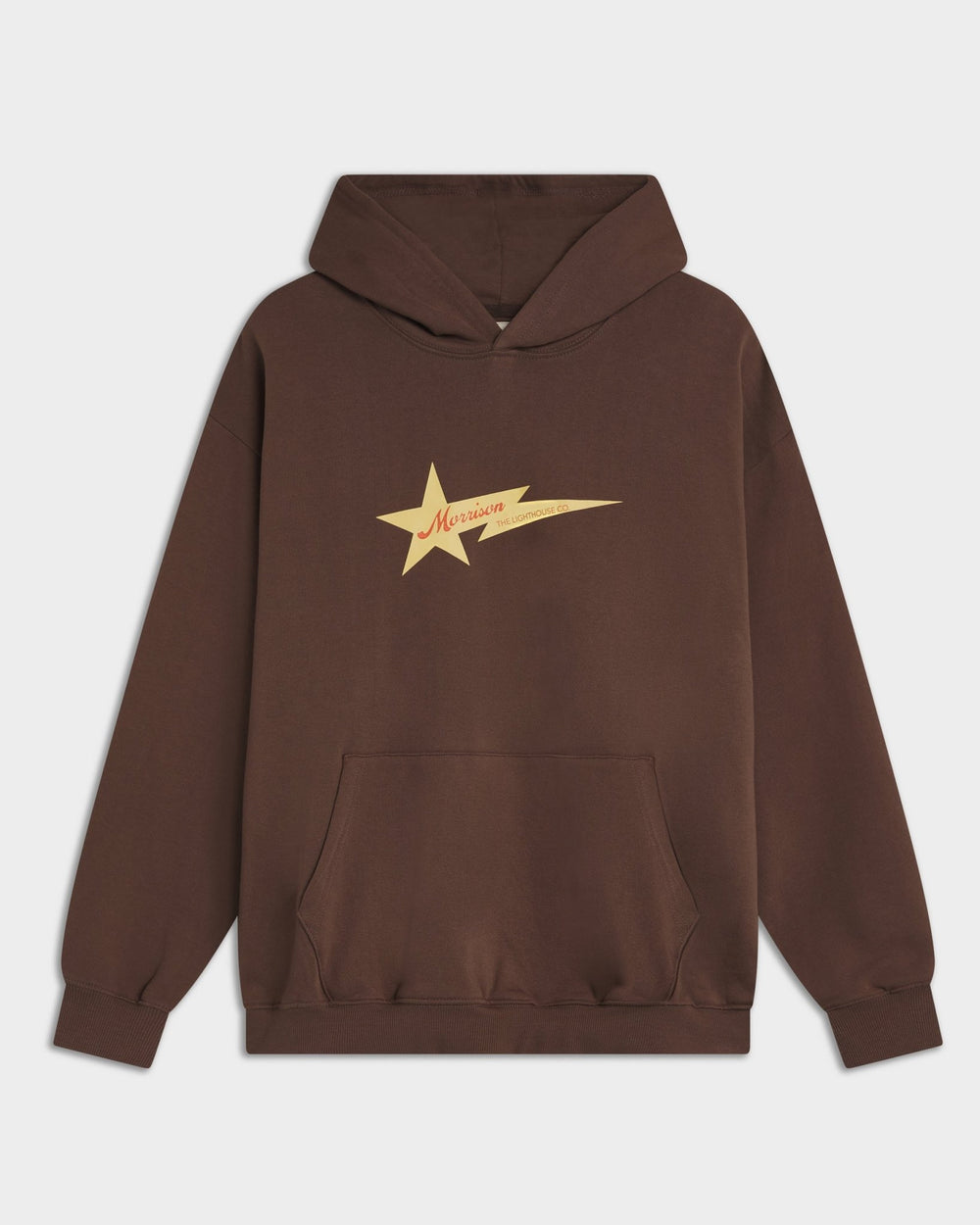 Fallen star brown hoodie - SUDADERAS - Morrison Shoes