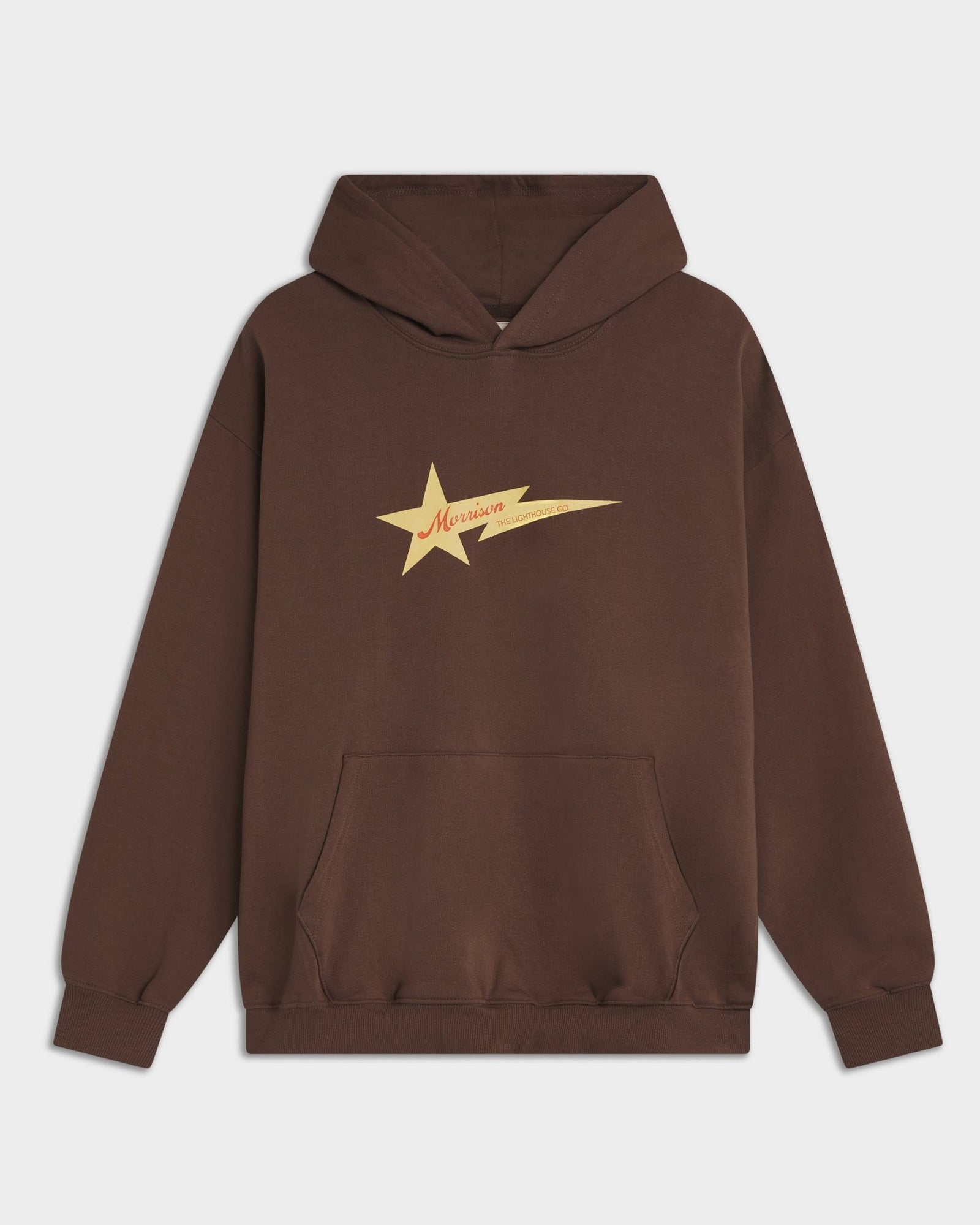 Fallen star brown hoodie - SUDADERAS - Morrison Shoes