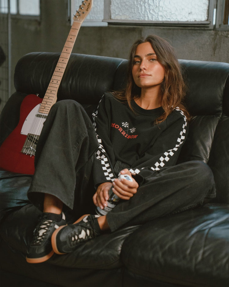 FLAG BLACK LS TEE - CAMISETAS - Morrison Shoes