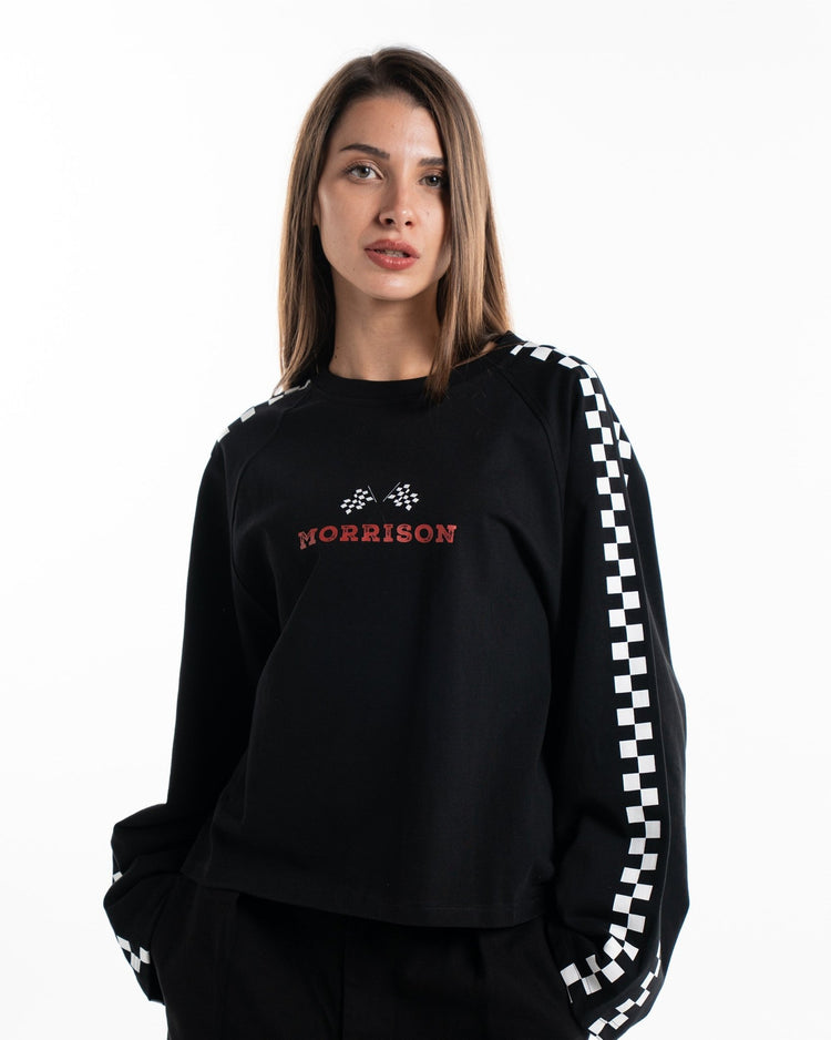 FLAG BLACK LS TEE - CAMISETAS - Morrison Shoes [woman]