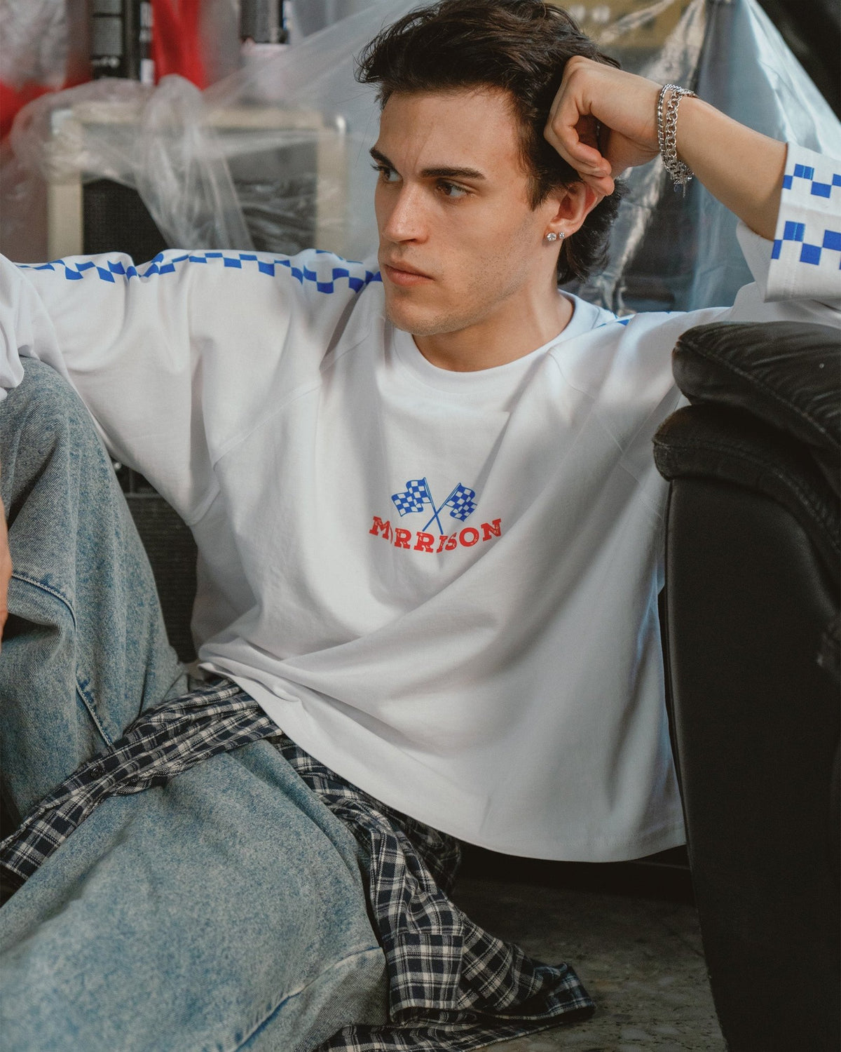 FLAG WHITE LS TEE - CAMISETAS - Morrison Shoes