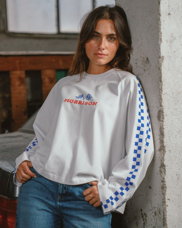FLAG WHITE LS TEE - CAMISETAS - Morrison Shoes