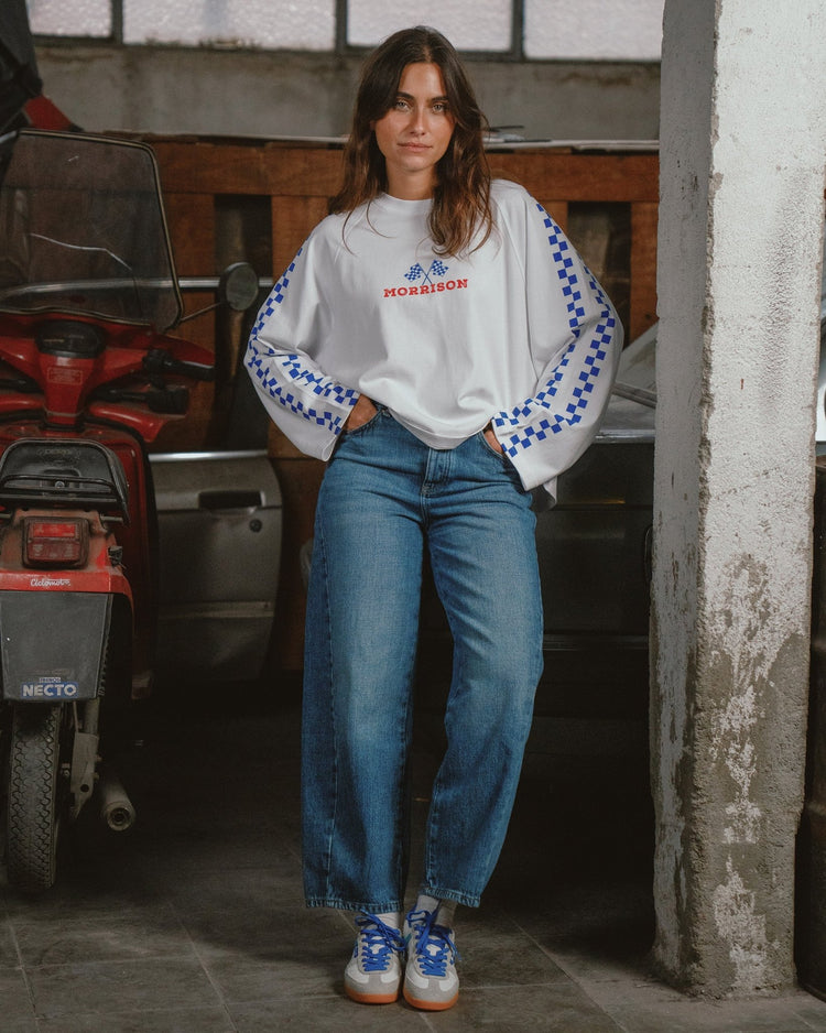 FLAG WHITE LS TEE - CAMISETAS - Morrison Shoes