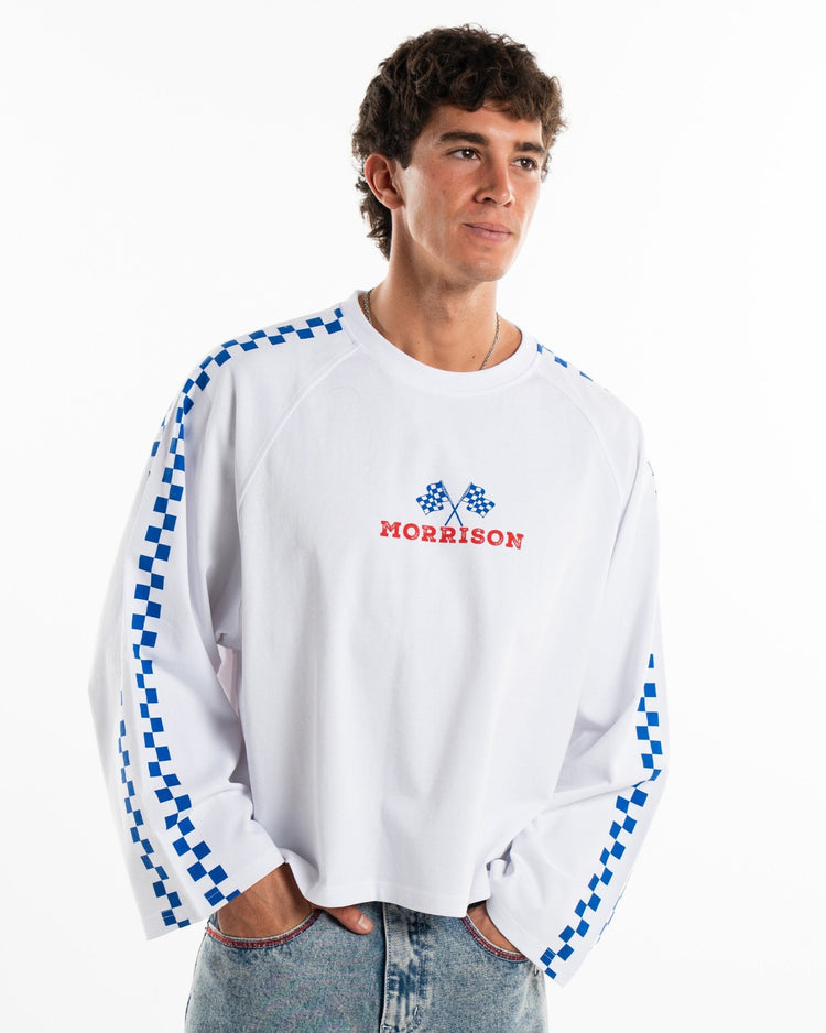 FLAG WHITE LS TEE - CAMISETAS - Morrison Shoes [men]