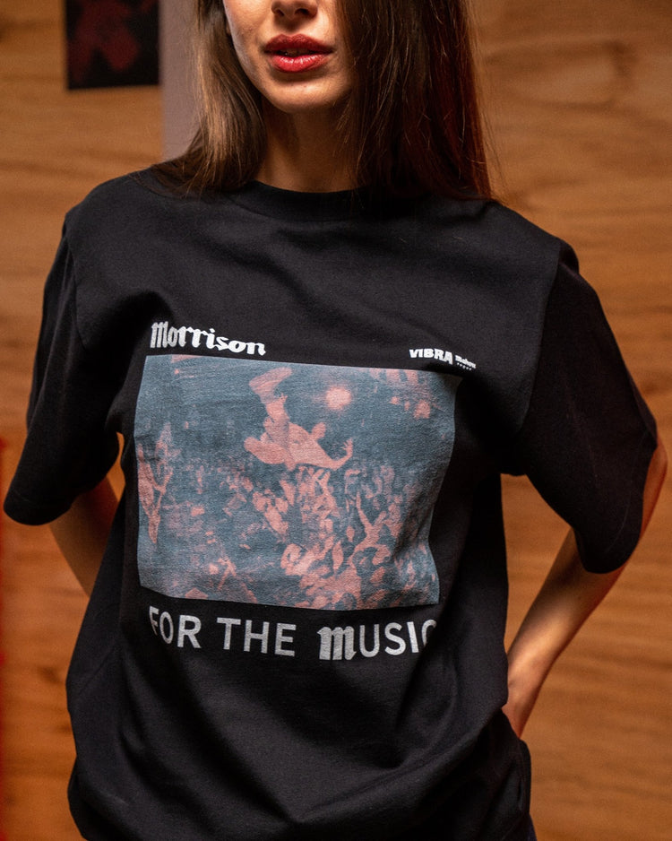 For The Music Black Tee - CAMISETA - Morrison Shoes
