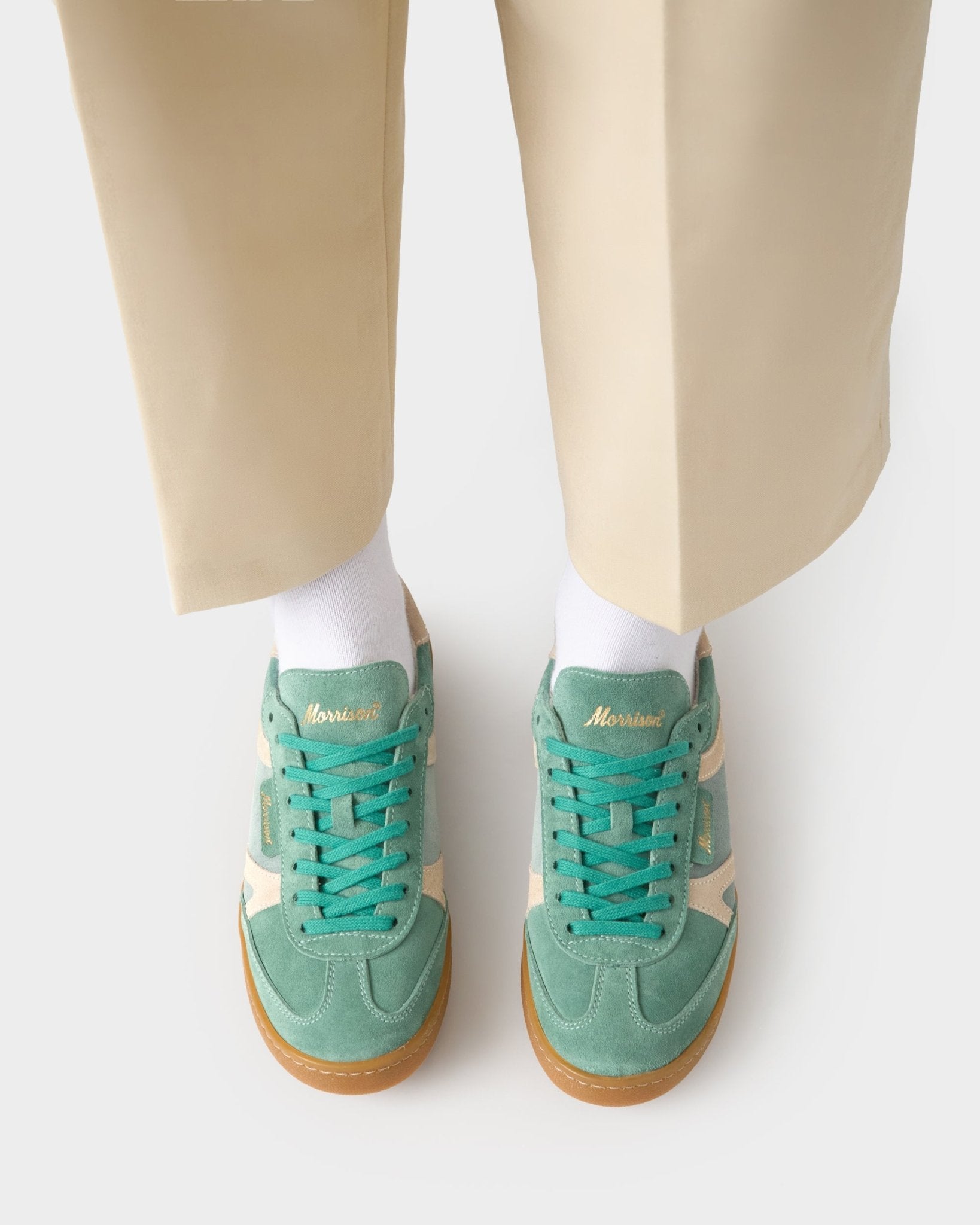 Nineties II Goblin | Green Suede Sneakers | Morrison – Morrison Shoes