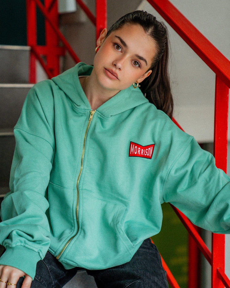 Green Box Zipper - SUDADERAS - Morrison Shoes