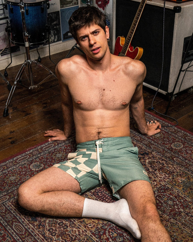 Green Chess Swimsuit - BAÑADORES - Morrison Shoes