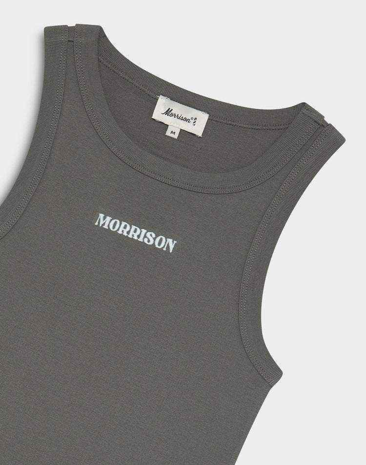 GREY SLIM TANK TOP - CAMISETAS - Morrison Shoes