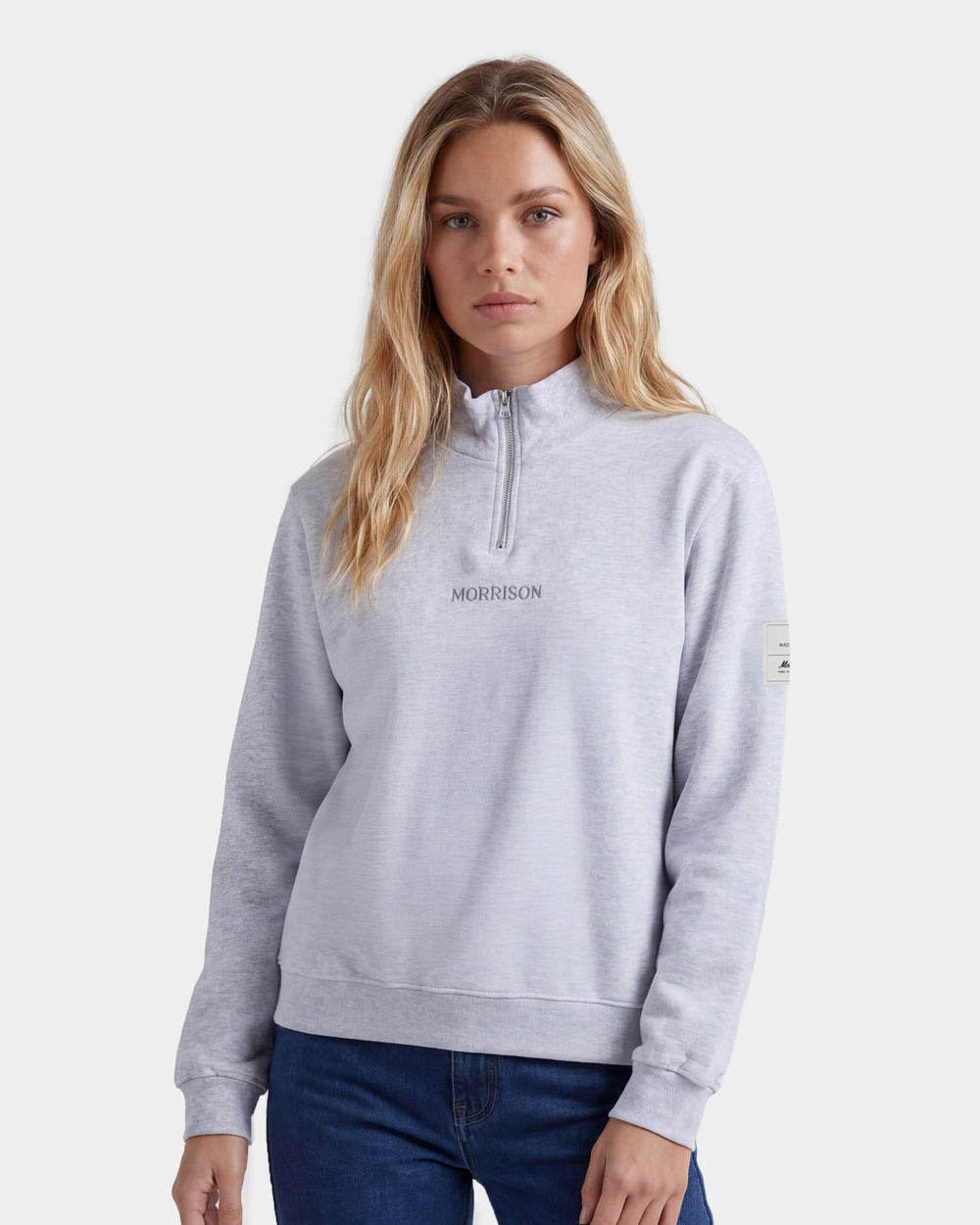 Half Zip Grey - SUDADERAS - Morrison Shoes