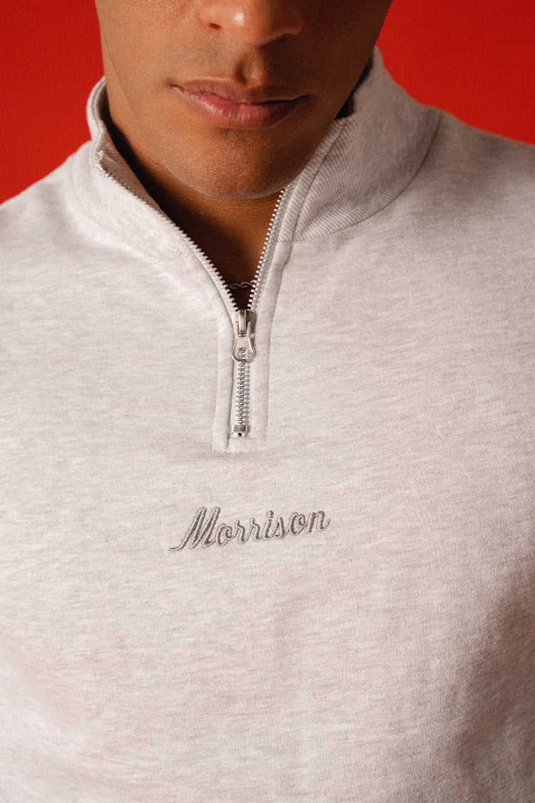 Half Zip Grey - SUDADERAS - Morrison Shoes