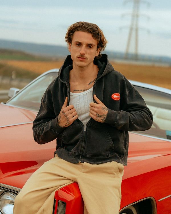 HERITAGE GREY BOX ZIPPER - SUDADERAS - Morrison Shoes