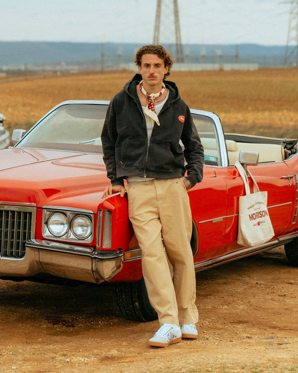 HERITAGE GREY BOX ZIPPER - SUDADERAS - Morrison Shoes