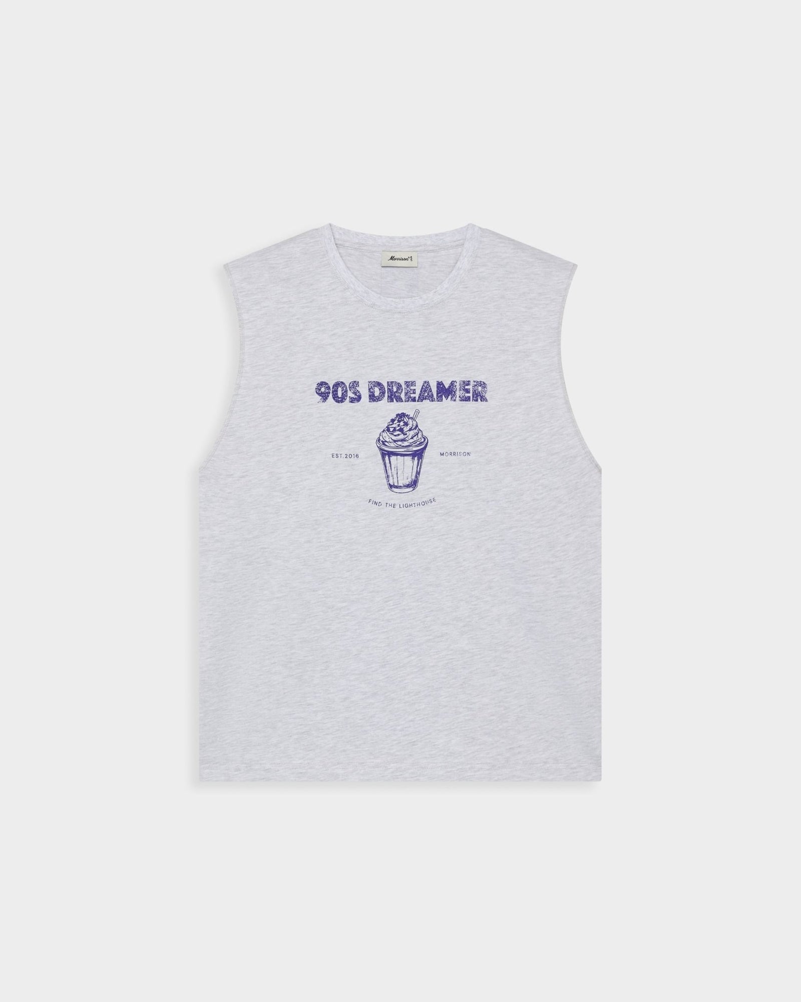 ICE GREY BOXY TANK TOP - CAMISETAS - Morrison Shoes