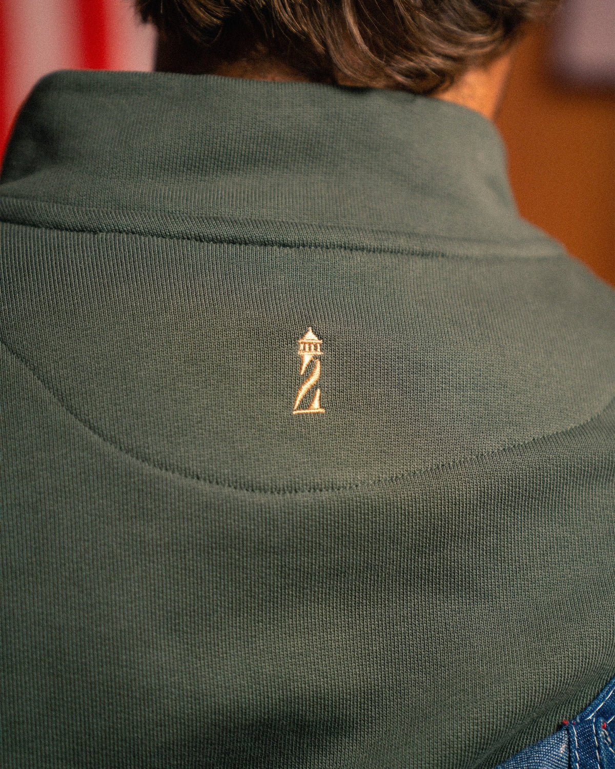 Khaki Half Zipper - SUDADERAS - Morrison Shoes [men]