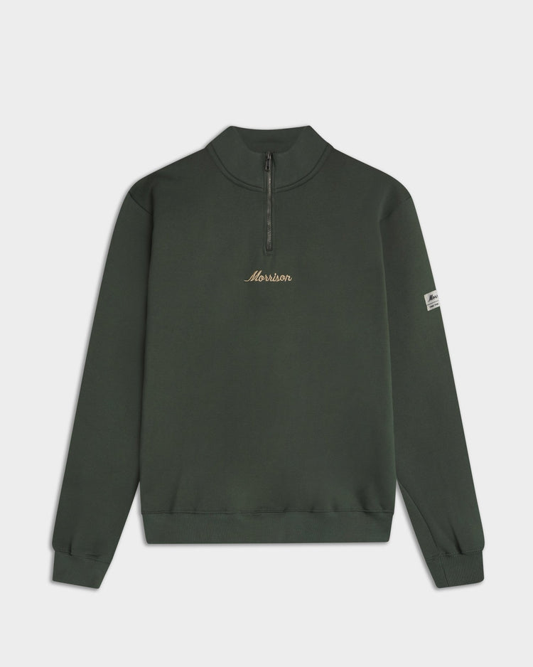 Khaki Half Zipper - SUDADERAS - Morrison Shoes