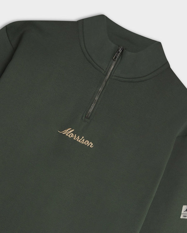 Khaki Half Zipper - SUDADERAS - Morrison Shoes