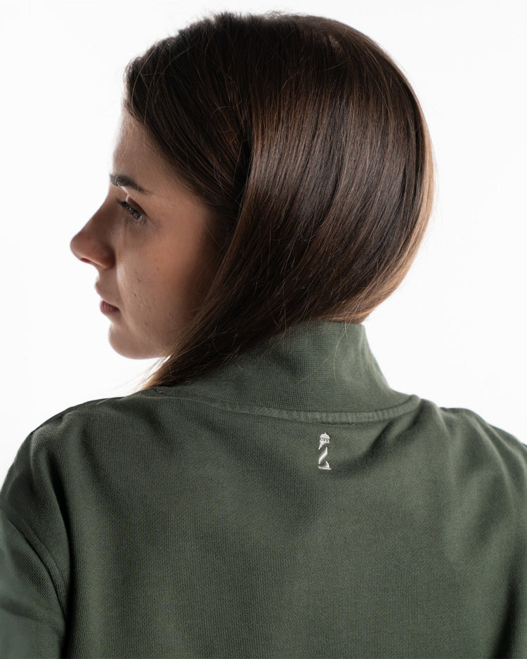 Khaki Half Zipper - SUDADERAS - Morrison Shoes [woman]
