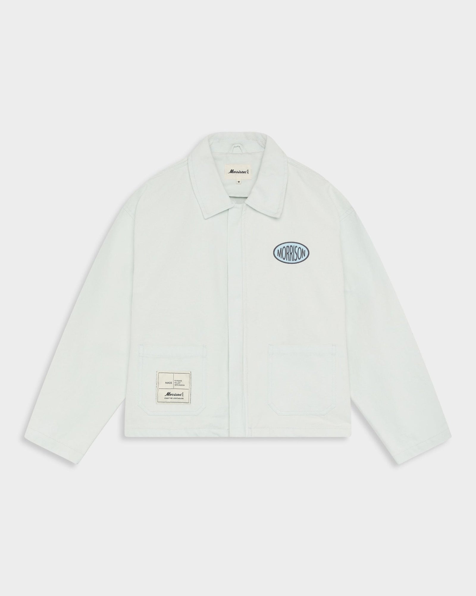 LIGHT BLUE WORKER JACKET - CHAQUETAS - Morrison Shoes