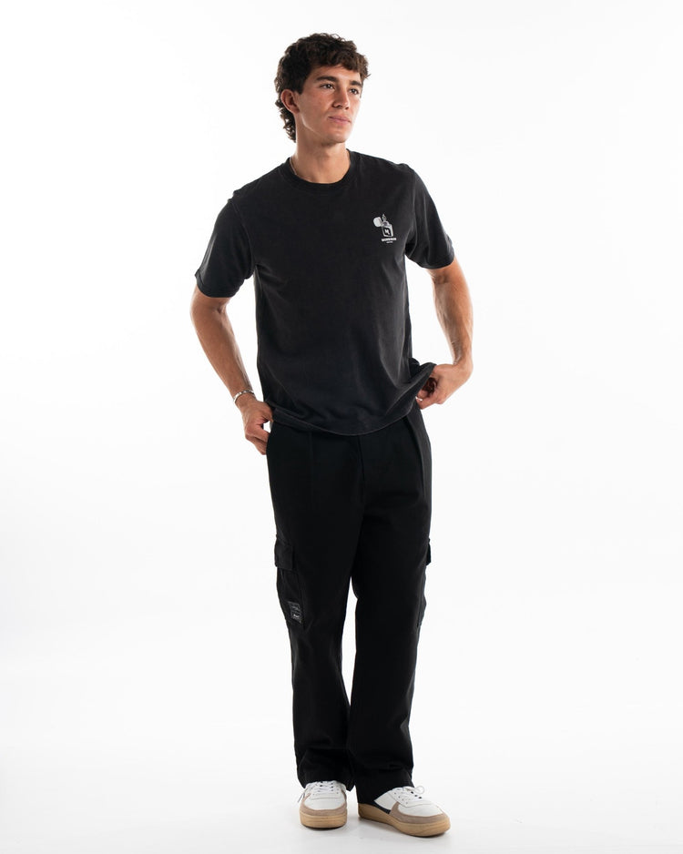 LIGHTUP BLACK TEE - CAMISETAS - Morrison Shoes [men]