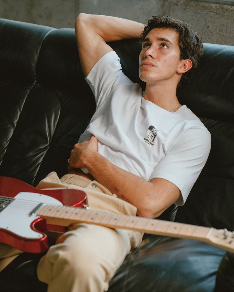 LIGHTUP WHITE TEE - CAMISETAS - Morrison Shoes