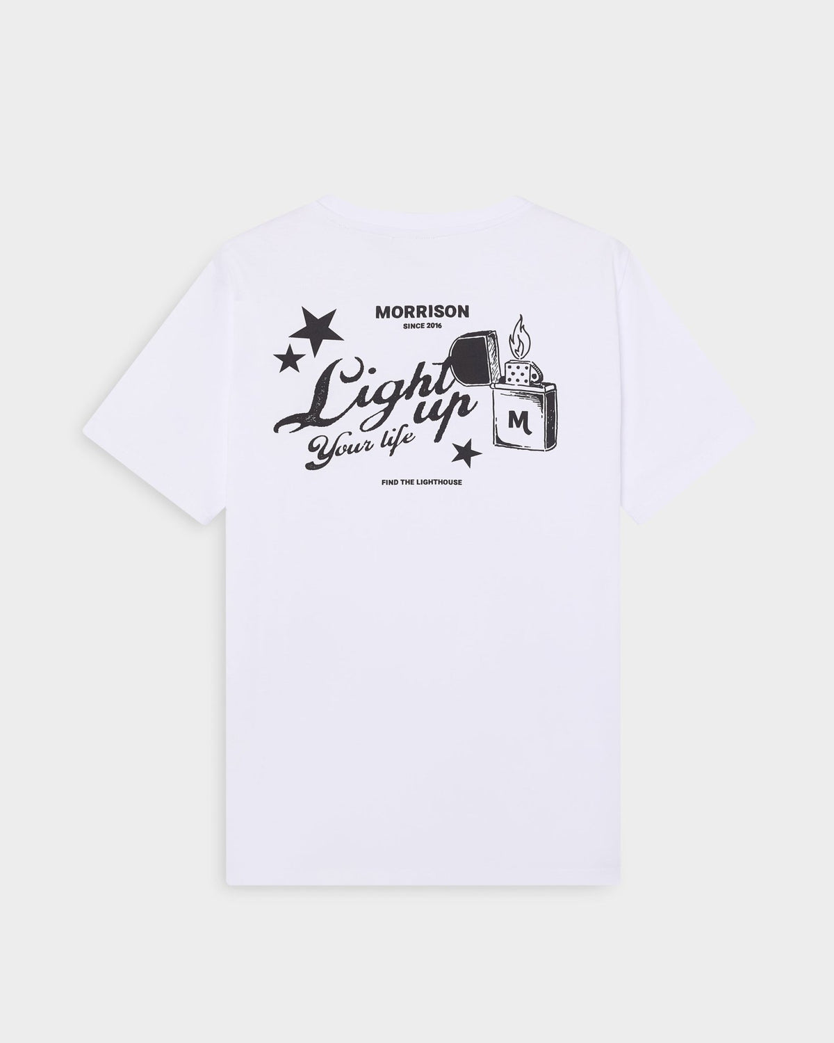 LIGHTUP WHITE TEE - CAMISETAS - Morrison Shoes