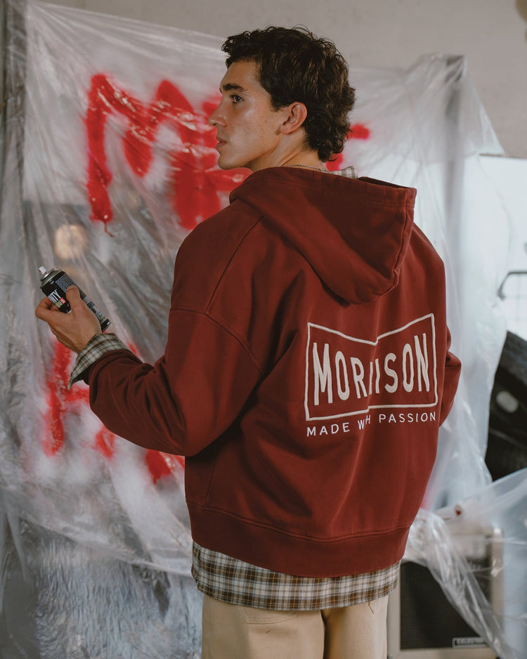 LOGO BOX ZIPPER - SUDADERAS - Morrison Shoes