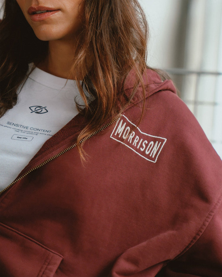LOGO BOX ZIPPER - SUDADERAS - Morrison Shoes
