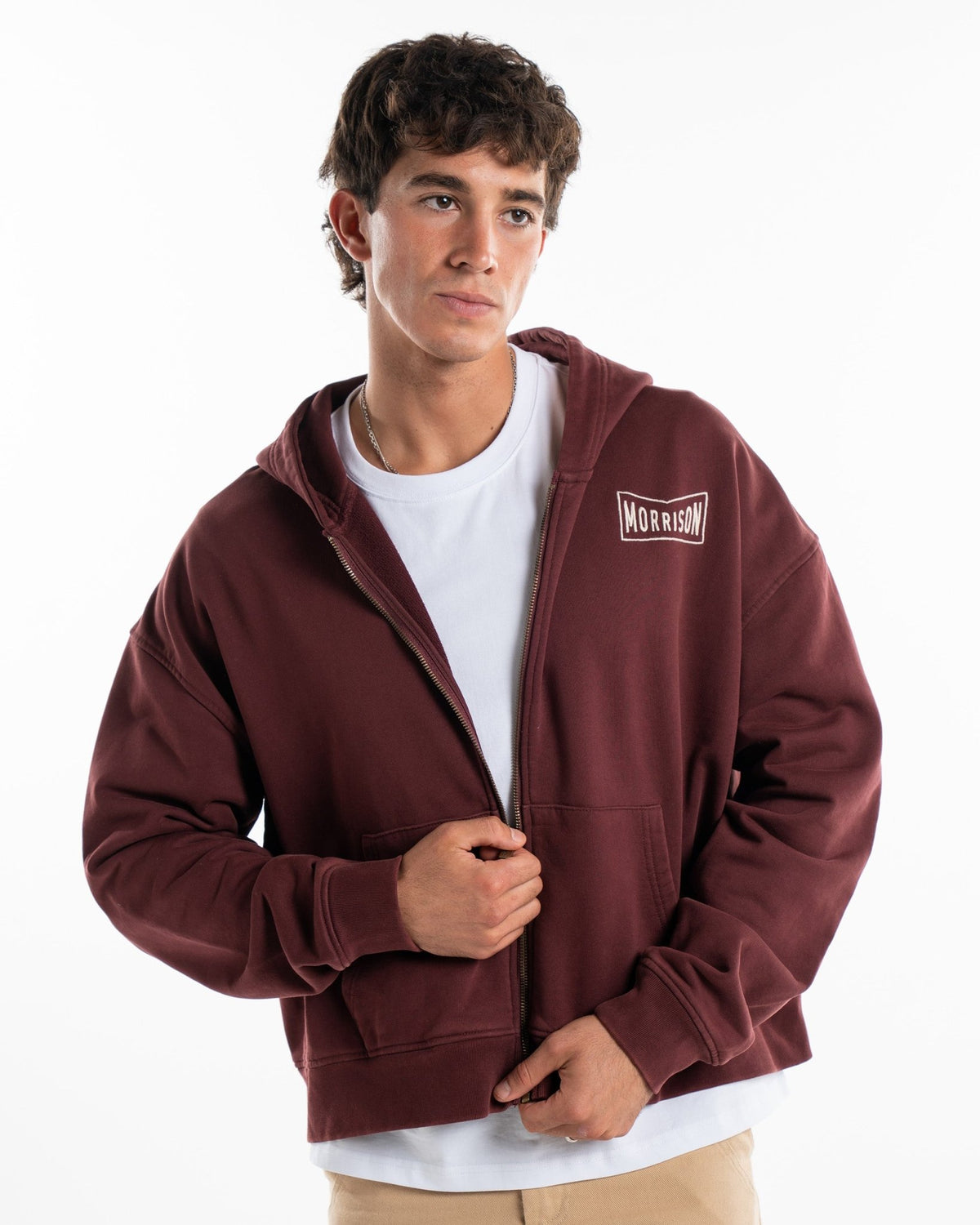 LOGO BOX ZIPPER - SUDADERAS - Morrison Shoes